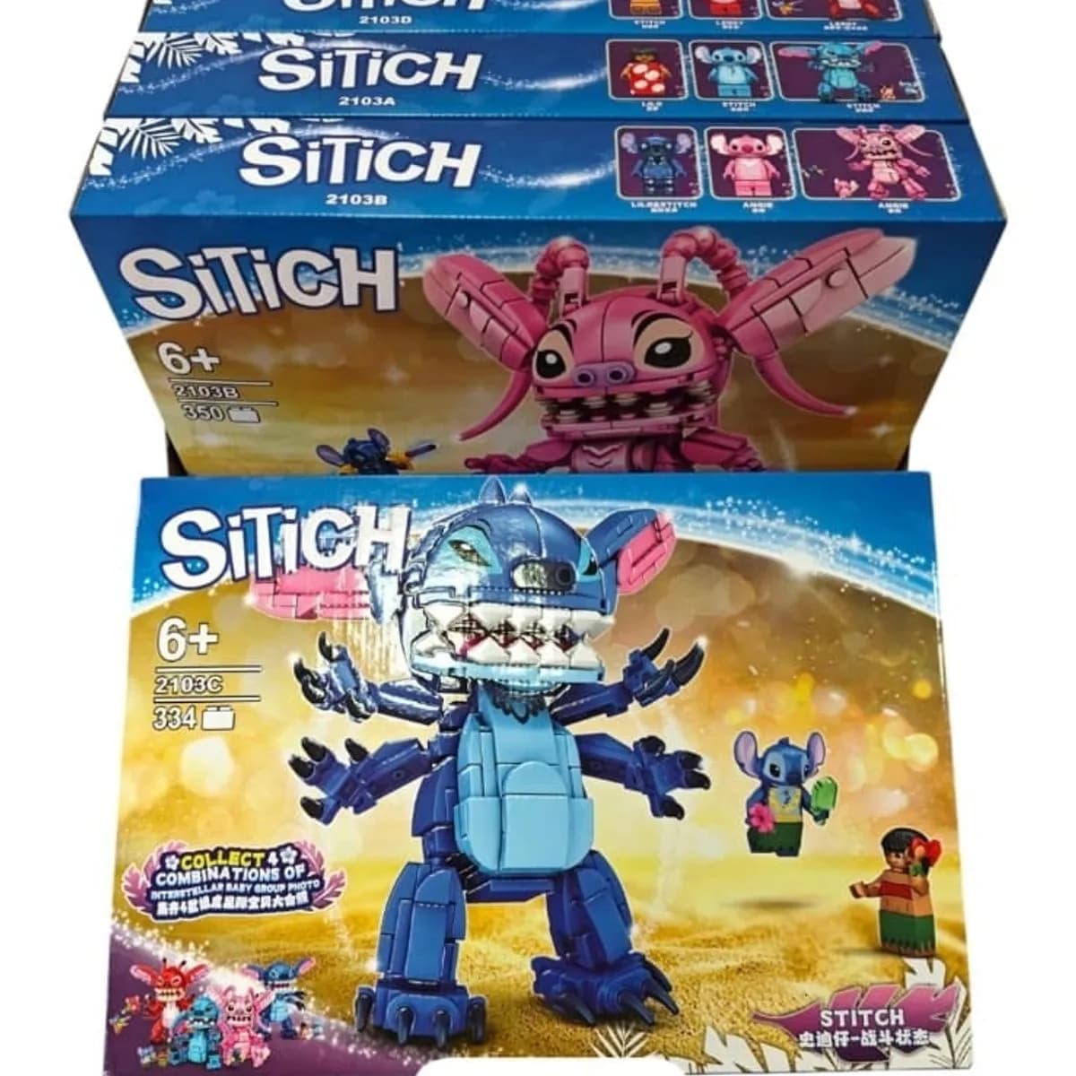 Klocki Stitch SiTiCH Zestaw Figurek Kolekcjonerskich 4 szt