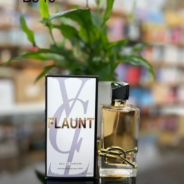 Woda perfumowana Flaunt 100ml – elegancki flakon ze złotym detalem