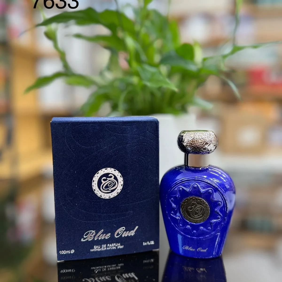 Woda perfumowana Blue Oud 100ml - elegancki niebieski flakon
