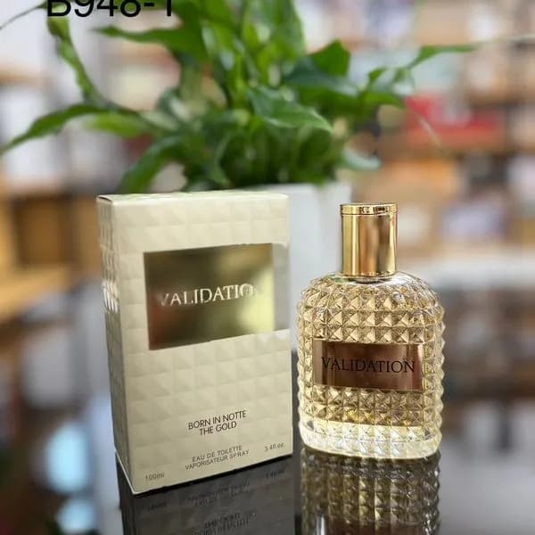 Perfumy Validation Born In Notte The Gold 100ml - Złoty Flakon