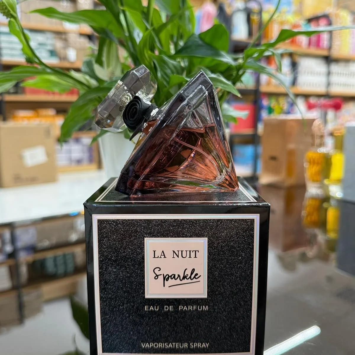 Perfumy damskie La Nuit Sparkle 100ml - flakon diament z różą