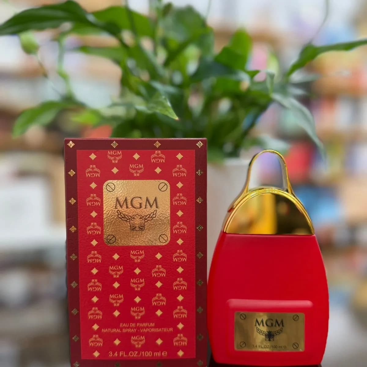 Perfumy MGM 100ml Eau de Parfum Czerwony Flakon Plecak