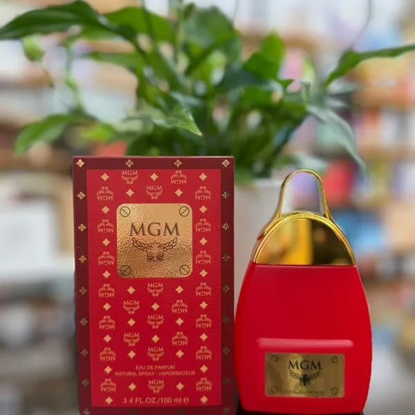 Perfumy MGM 100ml Eau de Parfum Czerwony Flakon Plecak
