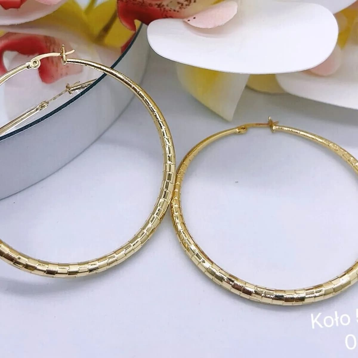 KOLCZYKI DAMSKI 5.5cm