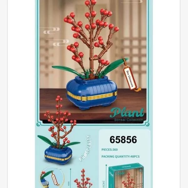 Klocki Kwiaty Bonsai Ilex Chinensis 360 el. 25cm
