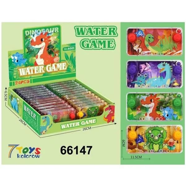 Gra Wodna Dinozaur Water Game 11,5cm Zręcznościowa 24 szt.
