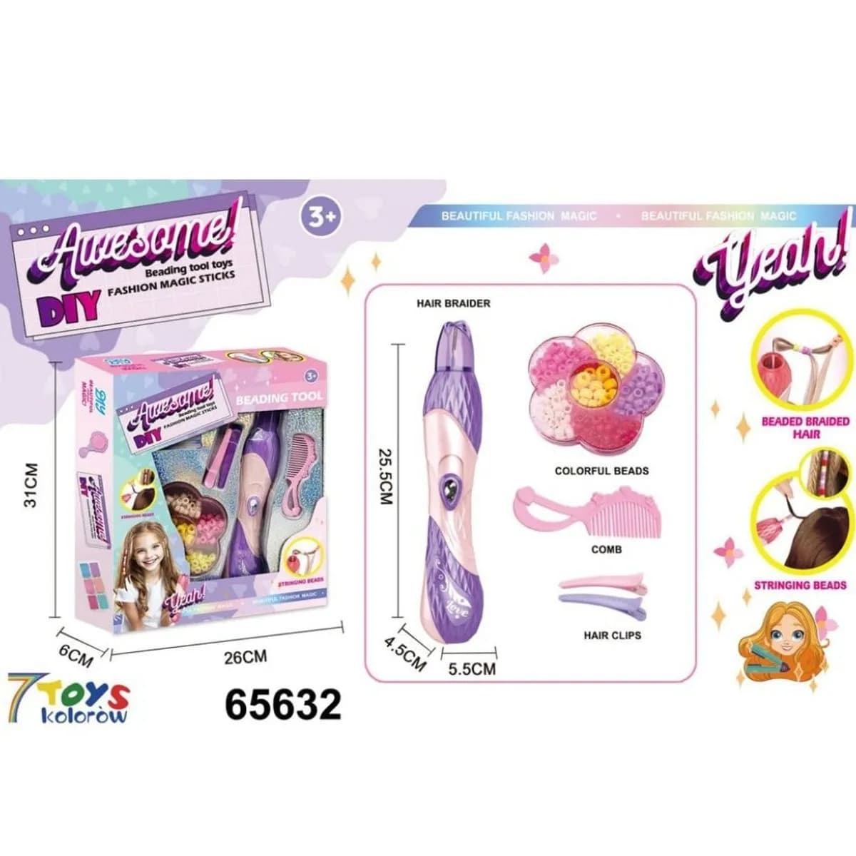 Plecionka do Włosów Elektryczny