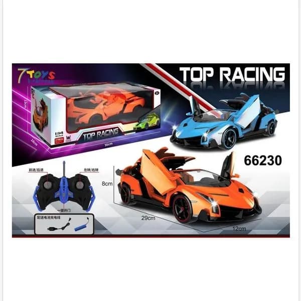 Sterowany Samochód Top Racing 1:14 29cm Otwierane Drzwi Mix