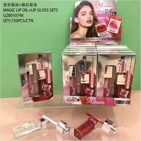 Zestaw Błyszczyka & Balsam do Ust