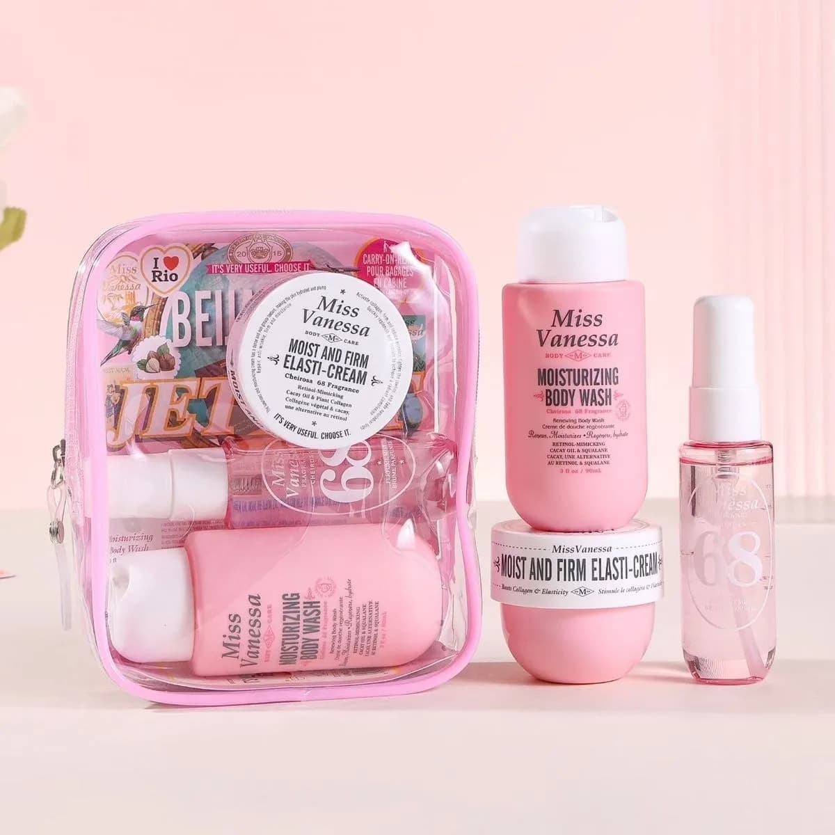 Zestaw Miss Vanessa Rio Body Wash i Clast-Cream 6szt