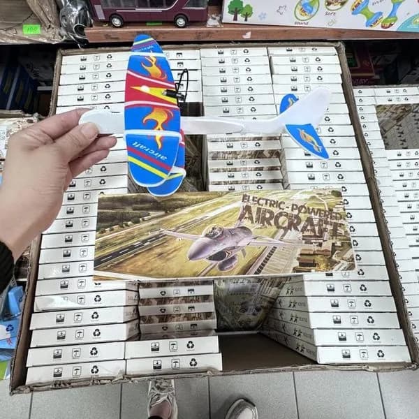 Samolot Styropianowy Latający Elektryczny z Napędem 12szt