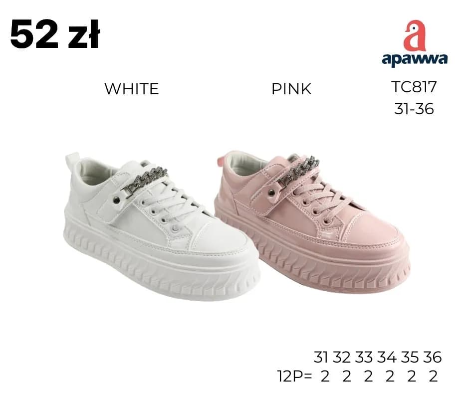 Buty Sportowe Dziecięce Apawwa TC817 Rozmiary 31-36 z Łańcuszkiem