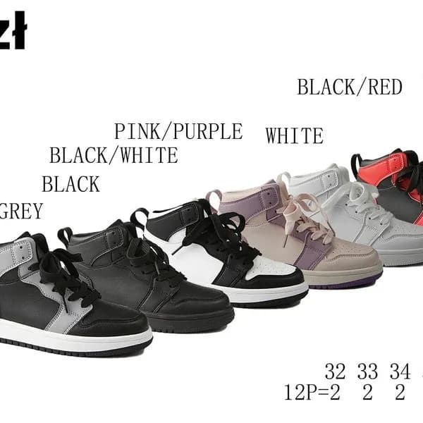 Buty Sportowe Dziecięce Apawwa TC829 Wysokie Rozmiary 32-37