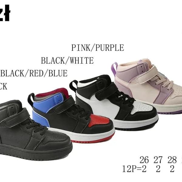 Buty SPORTOWE DZIECIĘCE Apawwa TC827 za kostkę, rozmiary 26-31