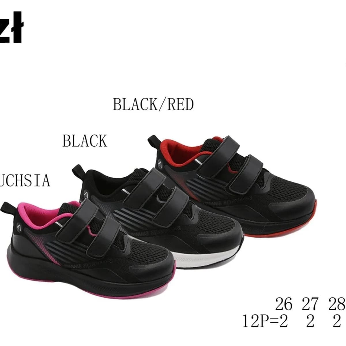 Buty sportowe dziecięce Apawwa LG1060P rozmiary 26-31 na rzepy