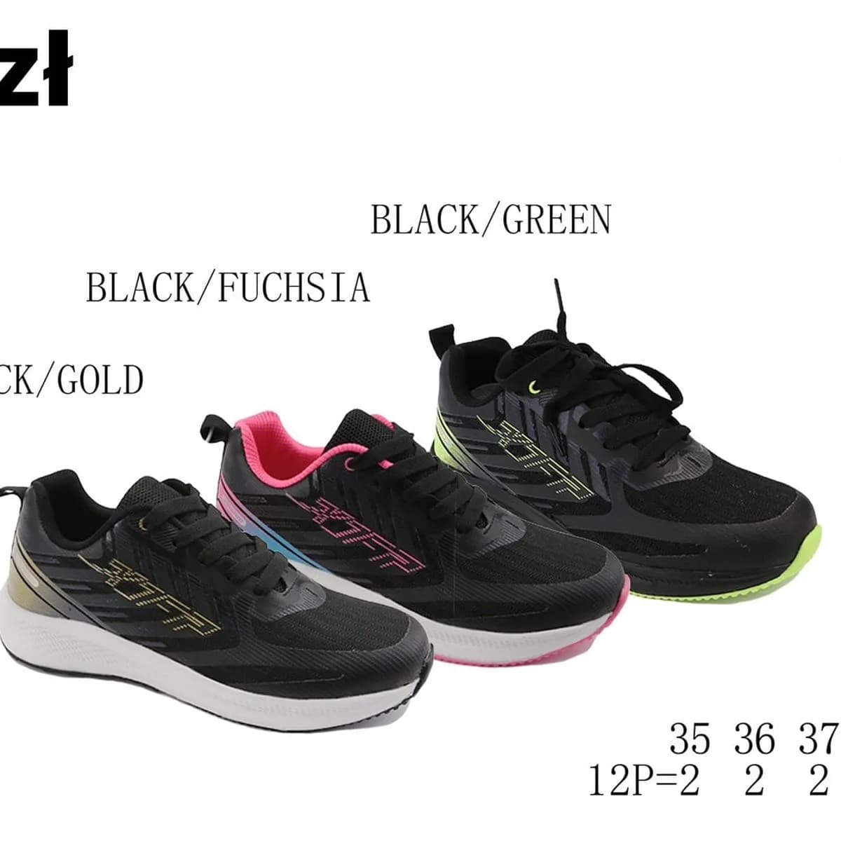 Buty sportowe dziecięce Apawwa LG1040P rozmiary 35-40 sznurowane