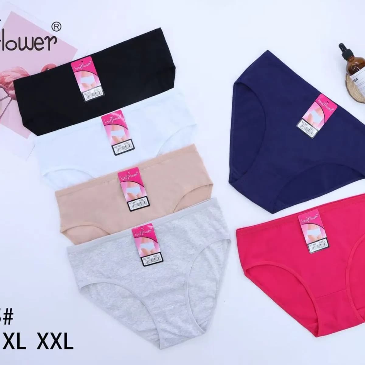 Majtki damskie Handy's Flower 85 XL XXL, 5 szt mix kolorów