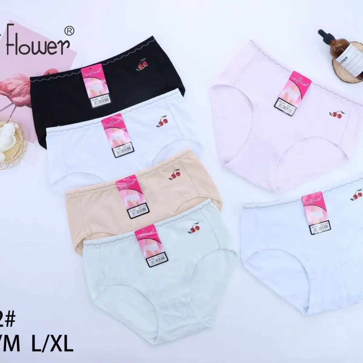 Majtki damskie Hand's Flower N°992 M/L/XL wisienki