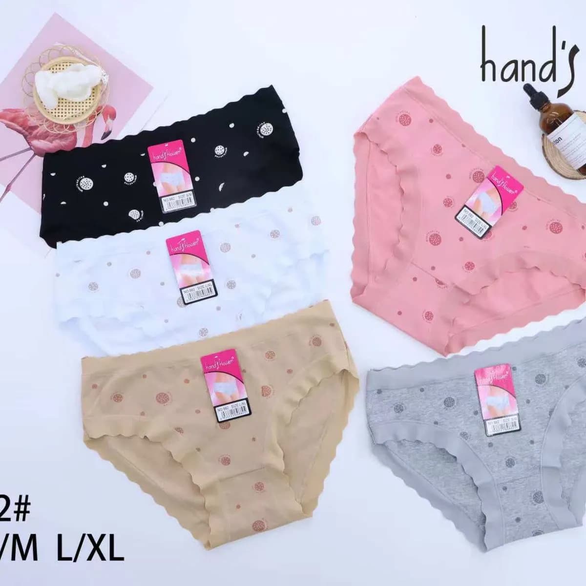 Majtki damskie Hand's Flower N°382 S/M L/XL 5 szt