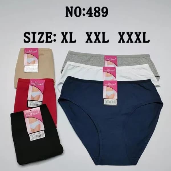 Majtki damskie bawełniane XL XXXL XXXXL 6 kolorów