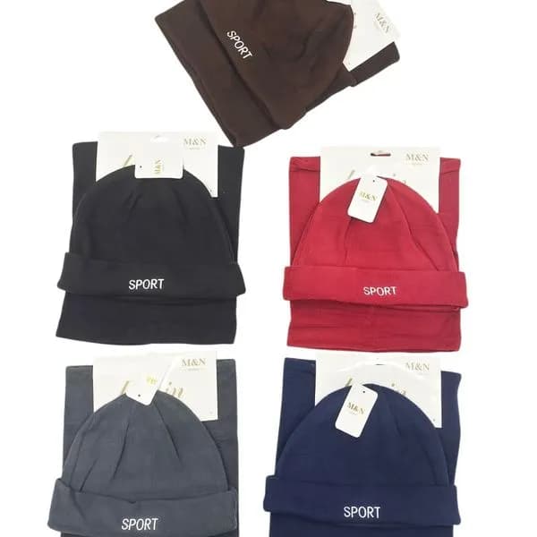 Zestaw Mieski Czapki + Komin dla Dzieci