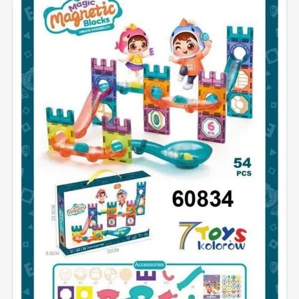 Zabawki Magic Magnetic Blocks 54PCS