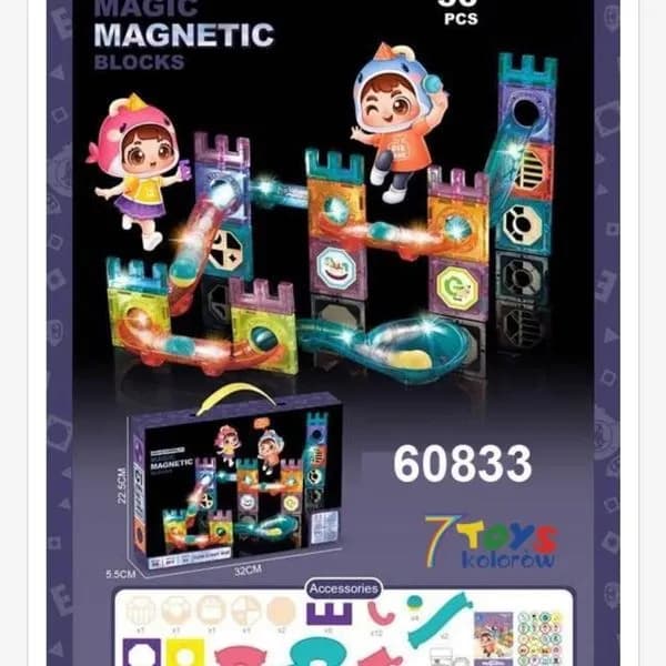 Zabawki Magic Magnetic Blocks 56PCS