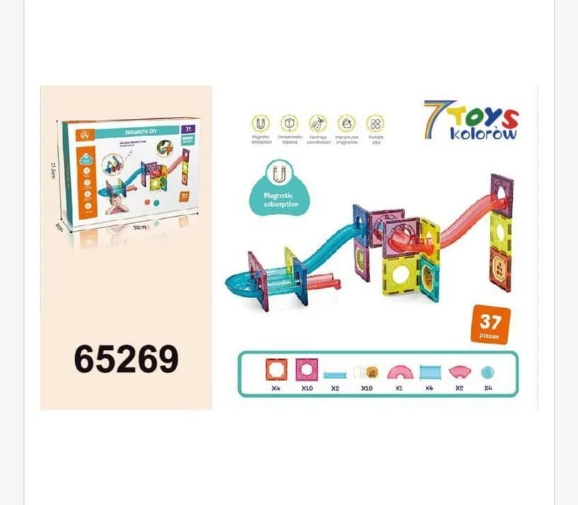 Zabawki Magic Magnetic Blocks 37PCS