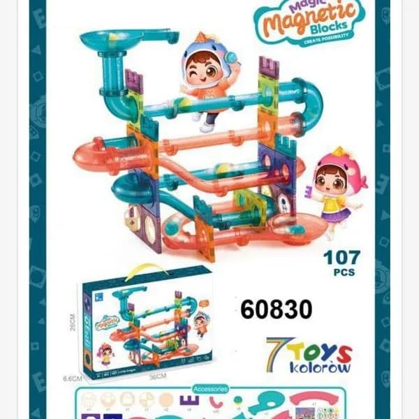 Zabawki Magic Magnetic Blocks 107PCS