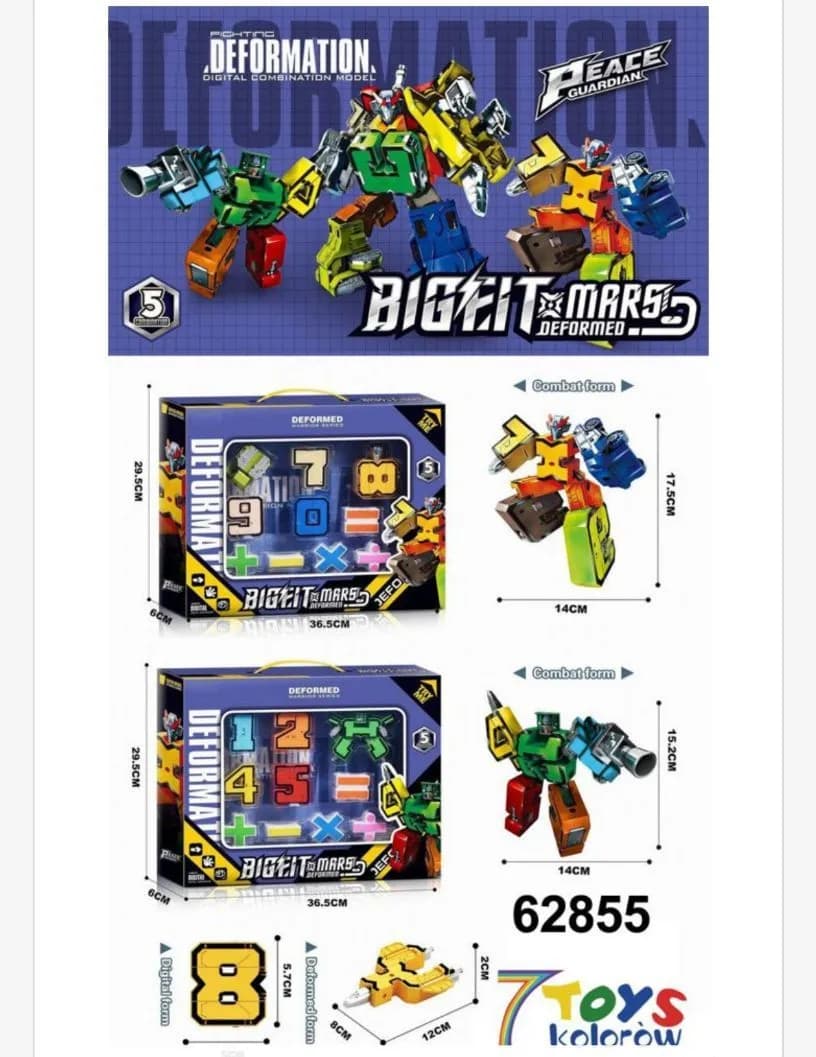 Zabawki PrzeksztaLcająca Robot