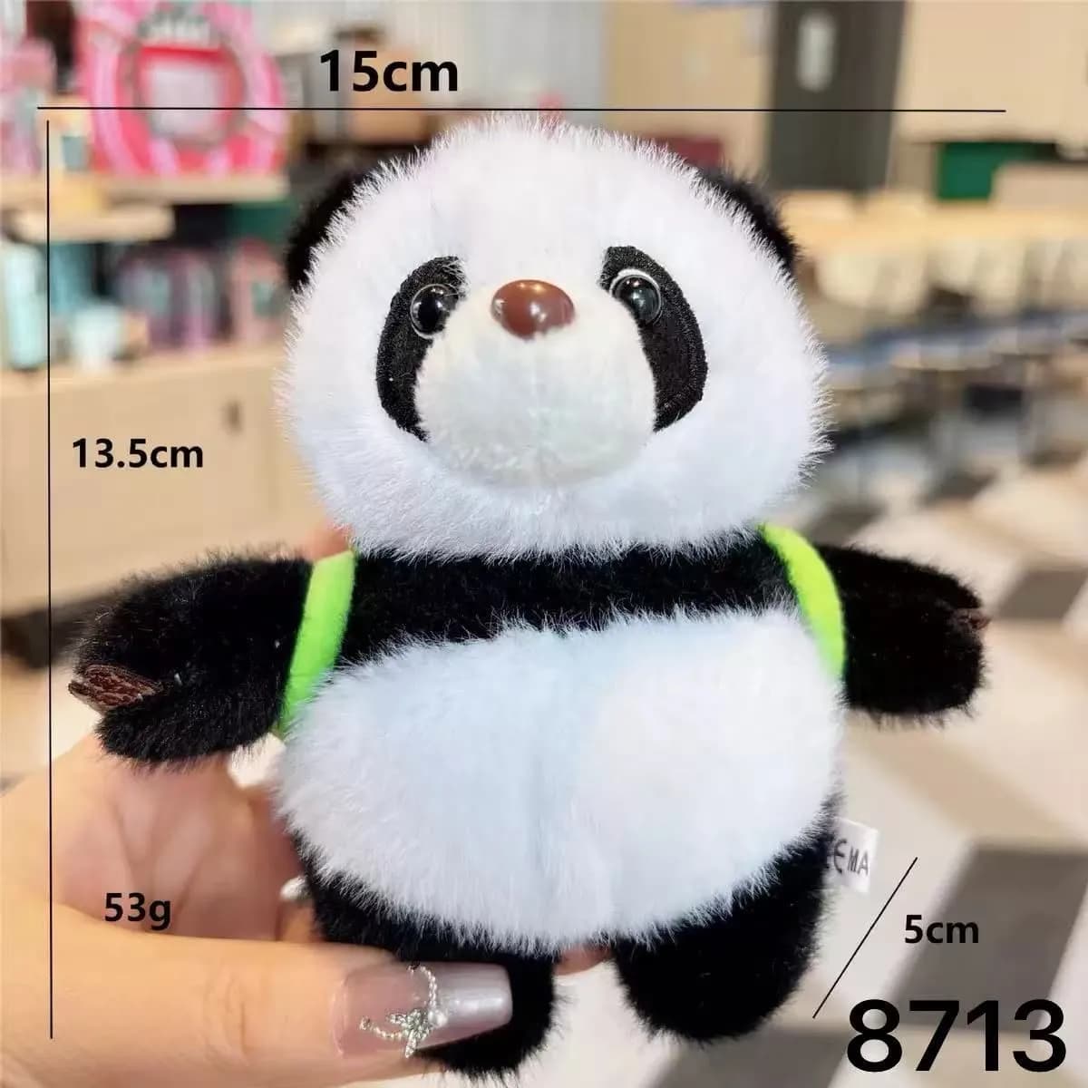 Brelok Panda z Plecakiem 15cm 89g