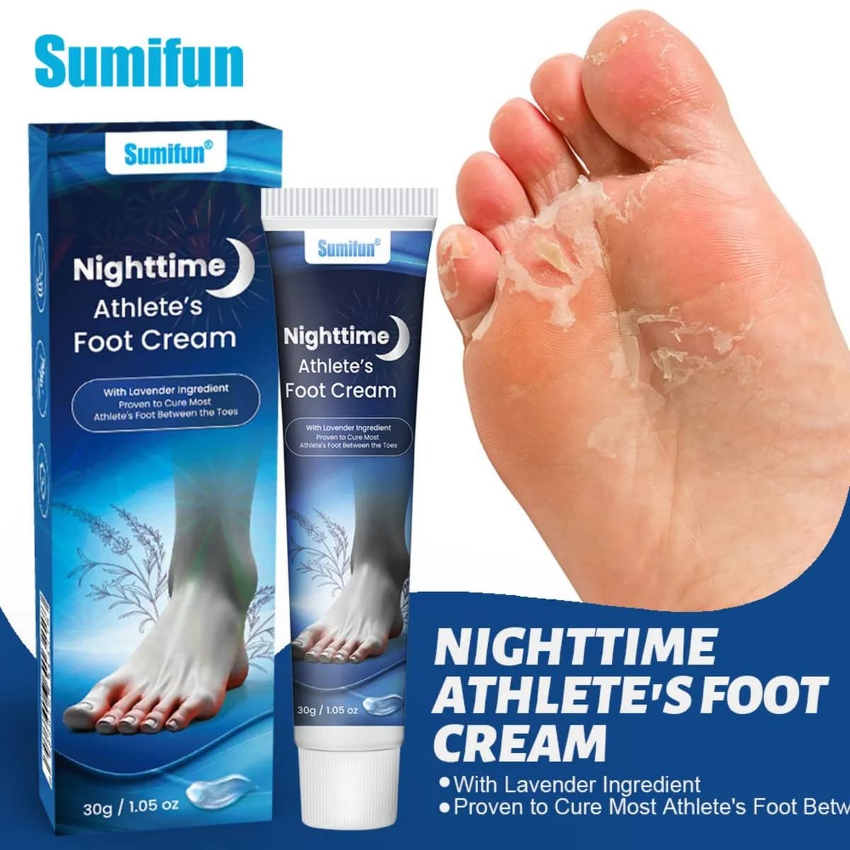 Krem na Grzybicę Stóp Sumifun Nighttime Athlete's Foot 30g