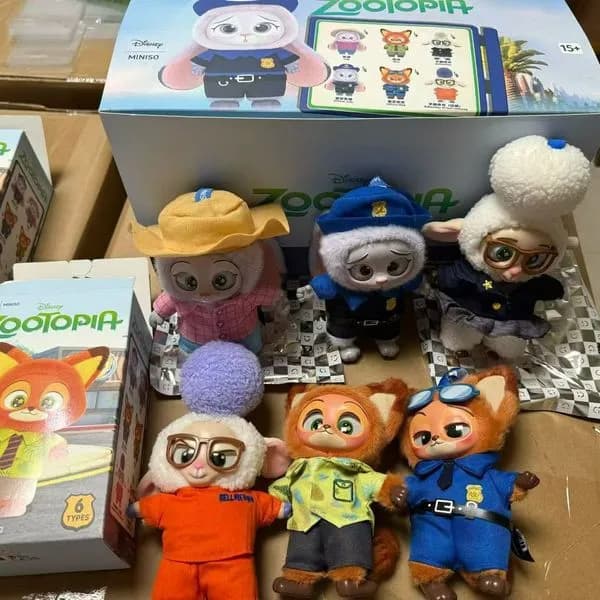 Zabawki Maskotki Zootopia Disney - zestaw figurek