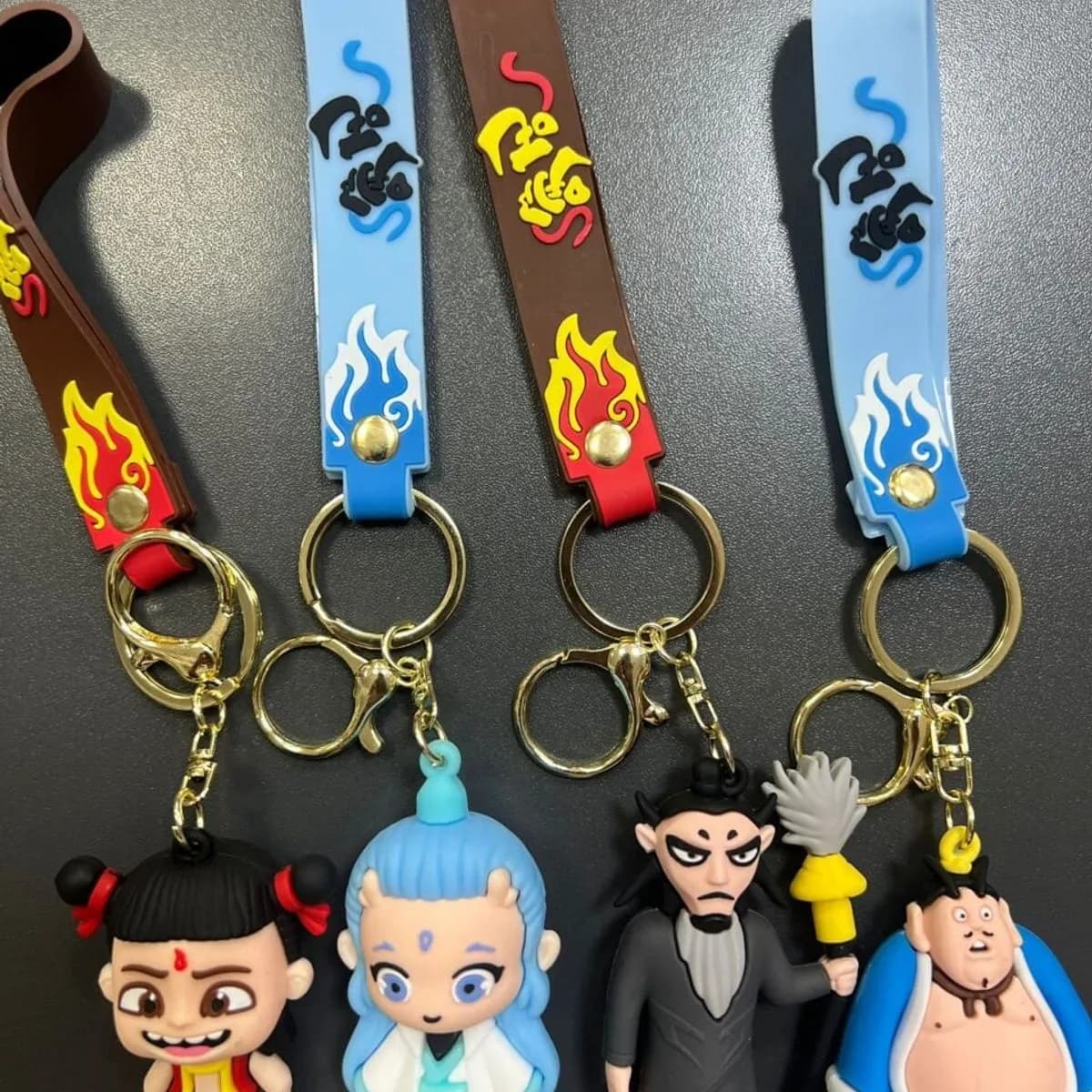 Breloki Silikonowe Figurki Postaci Anime 12 szt