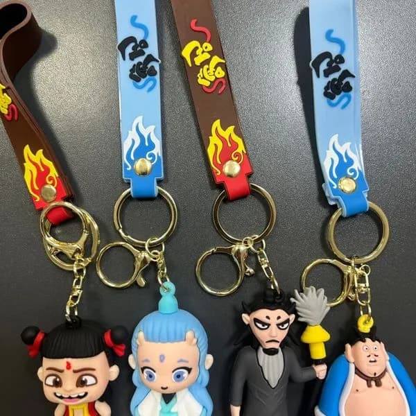 Breloki Silikonowe Figurki Postaci Anime 12 szt