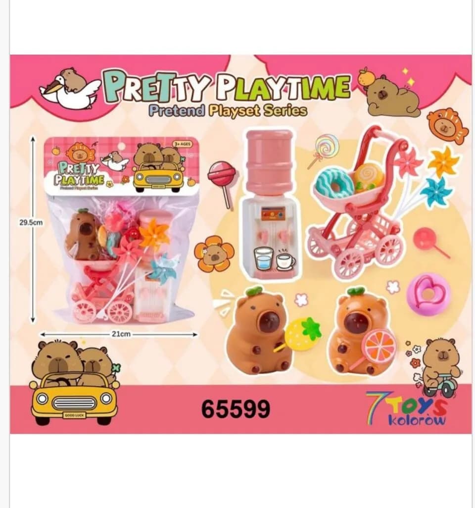 Zestaw Zabawkowe Kapibara