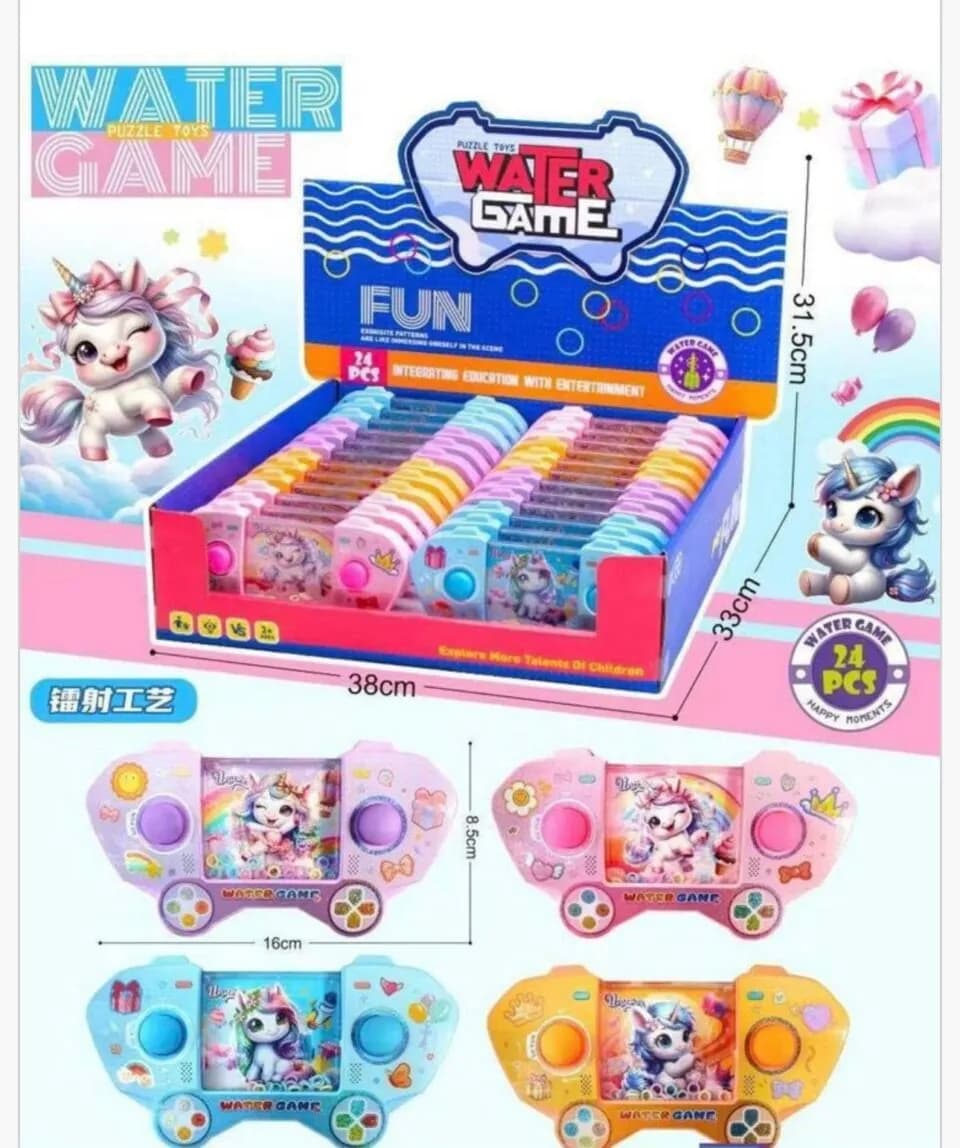 Gra Wodne Water Game Jednorożec 16cm, Zręcznościowa, 24 szt.