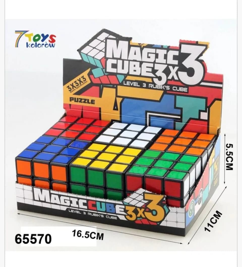 Kostka Rubika 5.30cm Magic Cube 3x3x3 Klasyczna Układanka