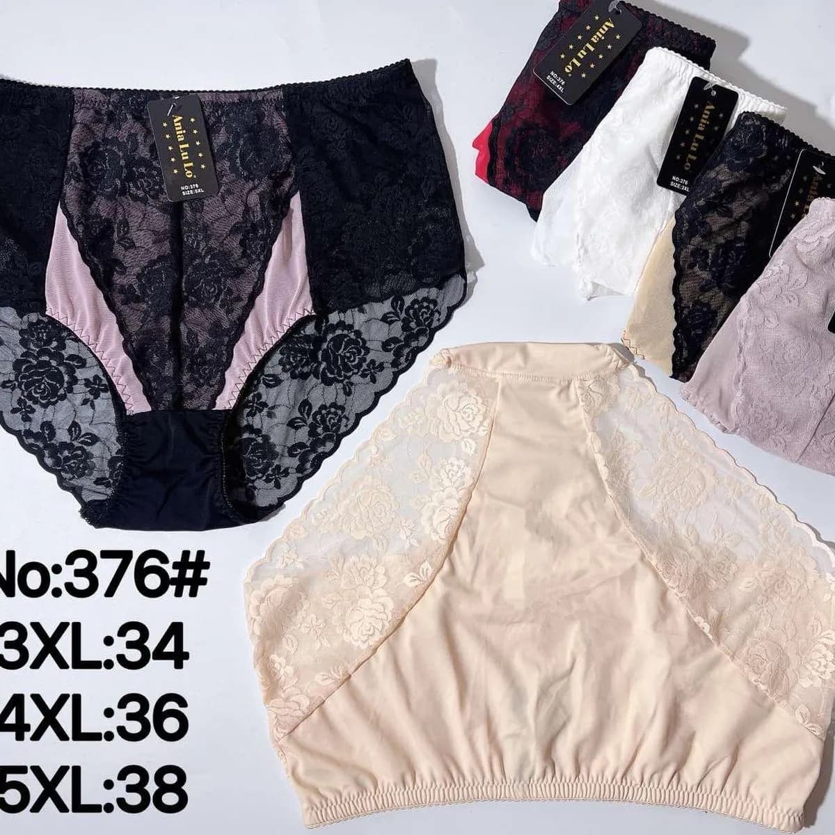 MAJKI DAMSKIE koronkowe Ania Lu Lo No:376, rozmiary 3XL-5XL