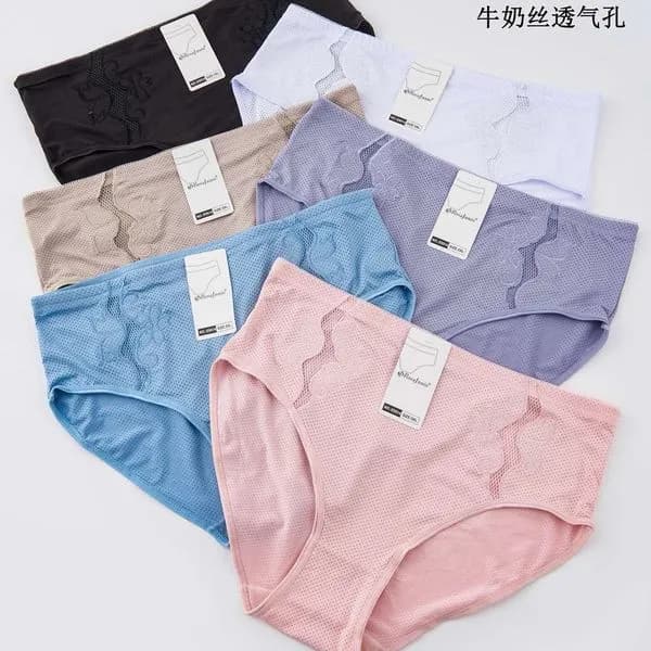 Majtki damskie Rosa Junio E9514 ażurowe mix kolorów 2XL-5XL