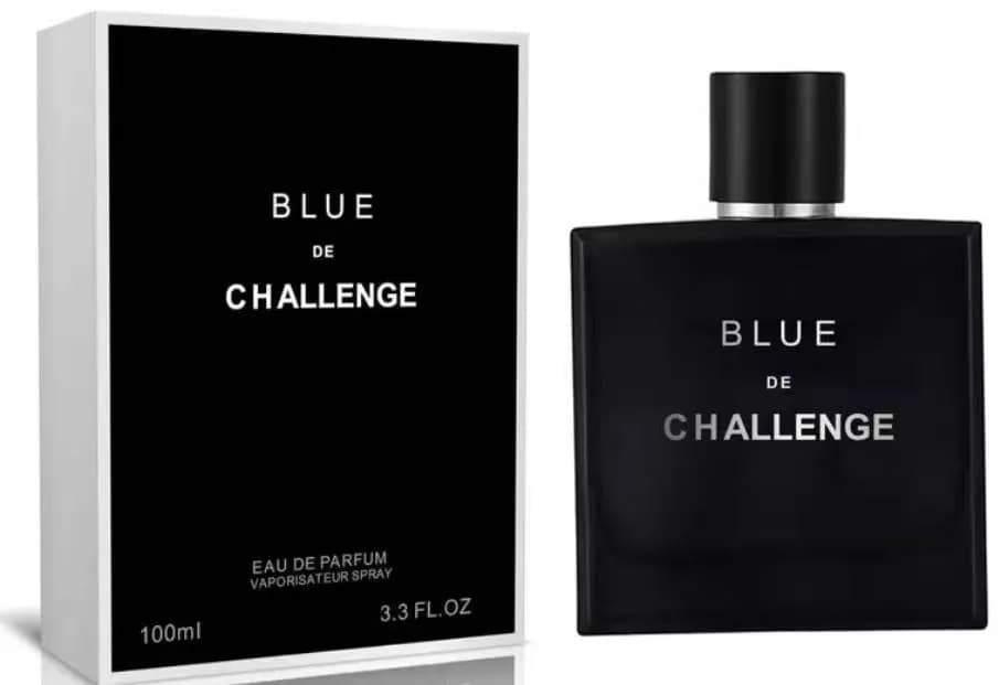 Perfumy męskie BLUE DE CHALLENGE 100ml EDP czarny flakon