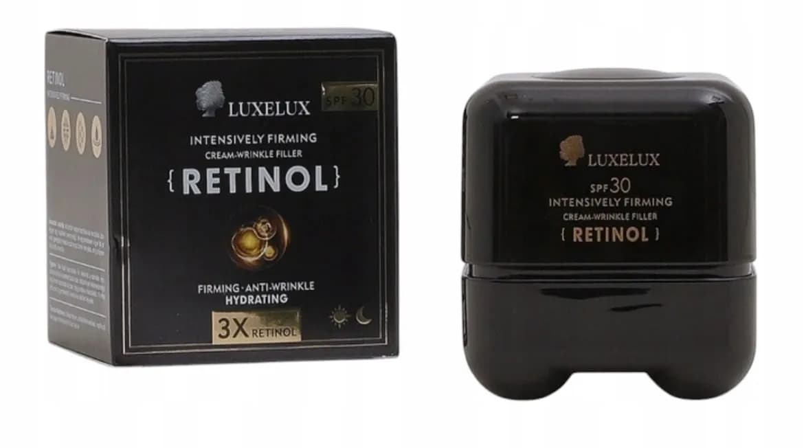 Krem Luxelux Retinol SPF 30 do Twarzy Ujędrniający 12 szt.