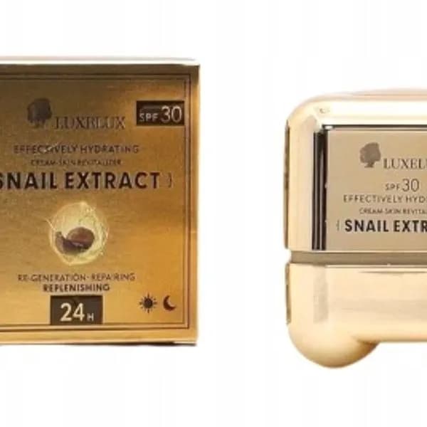 Krem do twarzy LUXELUX Snail Extract SPF 30 Regenerujący 24h