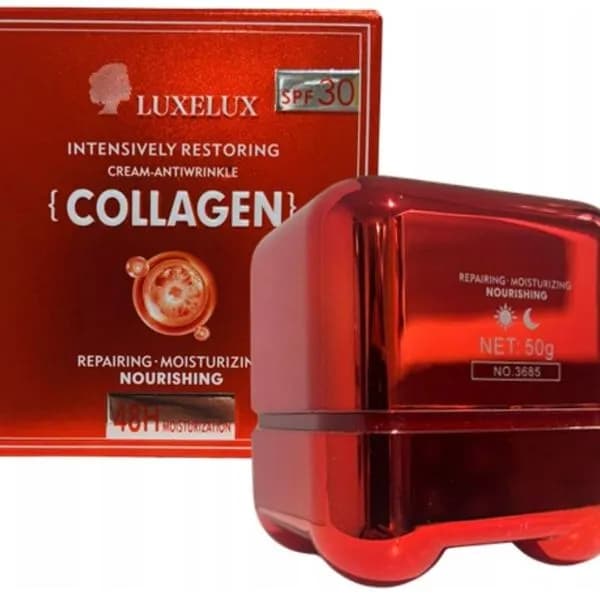 Krem LUXELUX Collagen Dzień&Noc 50 ml SPF 30 Przeciwzmarszczkowy