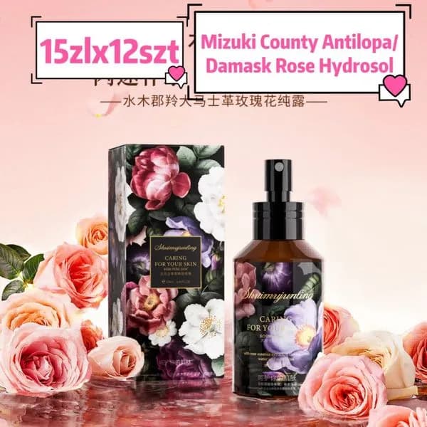 Hydrolat z Róży Damasceńskiej do Twarz