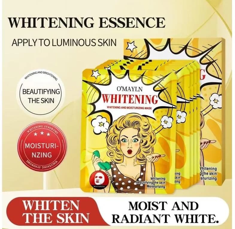 OMAYLN Whitening Essence Maska Rozjaśniająco-Nawilżająca