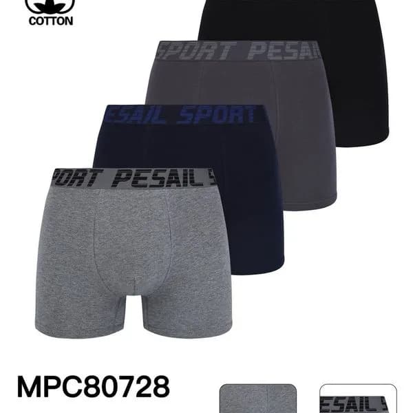 Bokserki męskie Pesasail Sport 4 szt. 95% bawełna S-XXL
