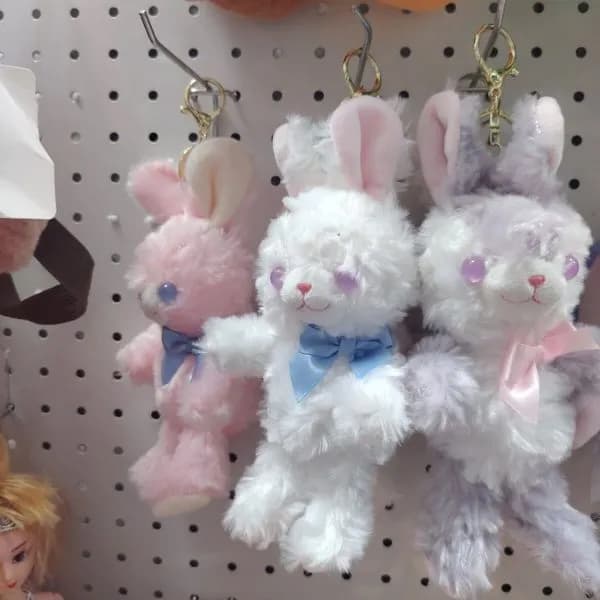 Brelok Zabawkowy Królik Pluszowy Różne Kolory