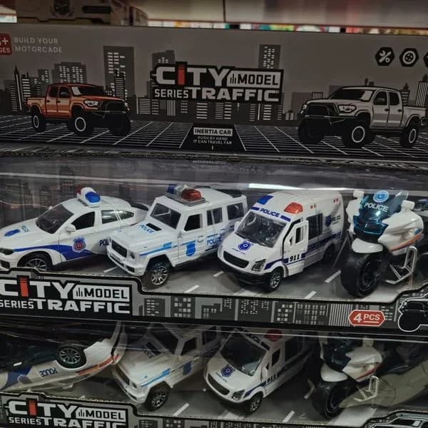 Zestaw Samochód City Traffic 4PCS