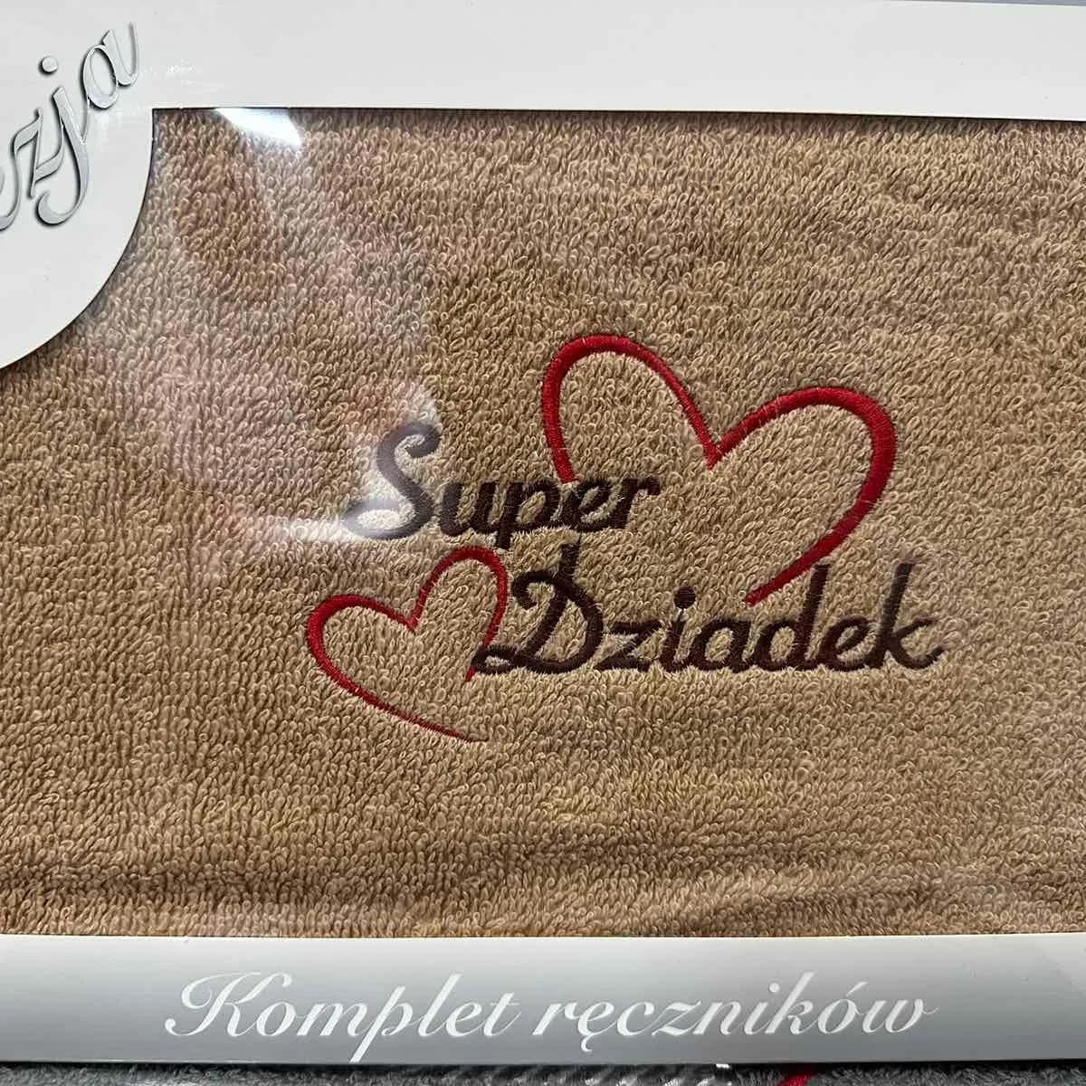 Ręczniki Bawełniane na Dzień Babci &amp; Dziadka 70/140